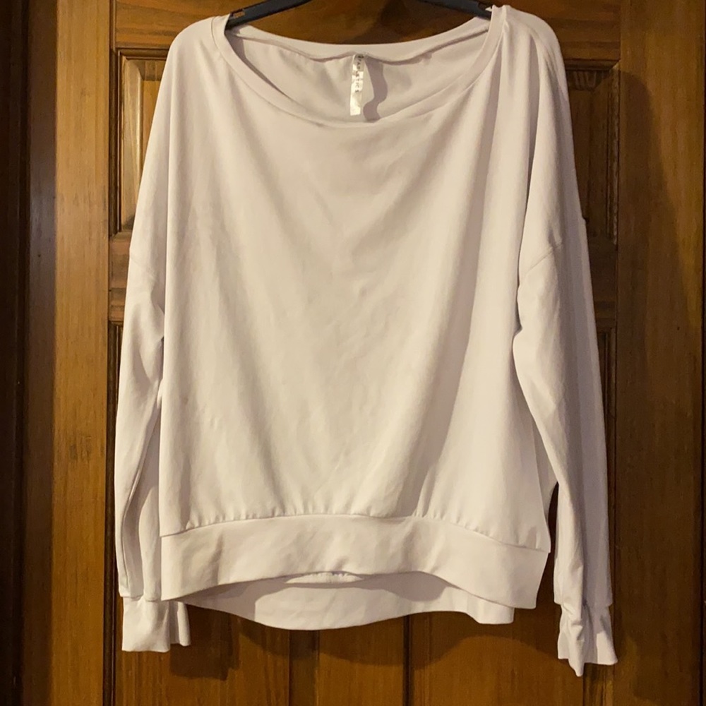 Dry fit Fabletics over sized work out shirt